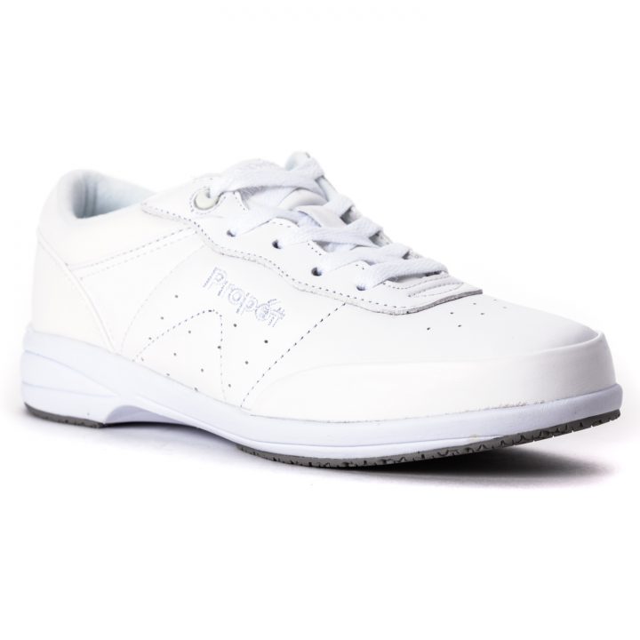 Washable walker White Women's leather shoe 3D view